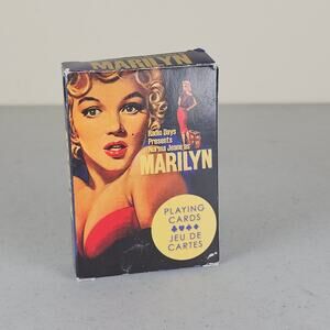Cards, playing cards, Marilyn, Radio days presents Norma Jeane as Marilyn